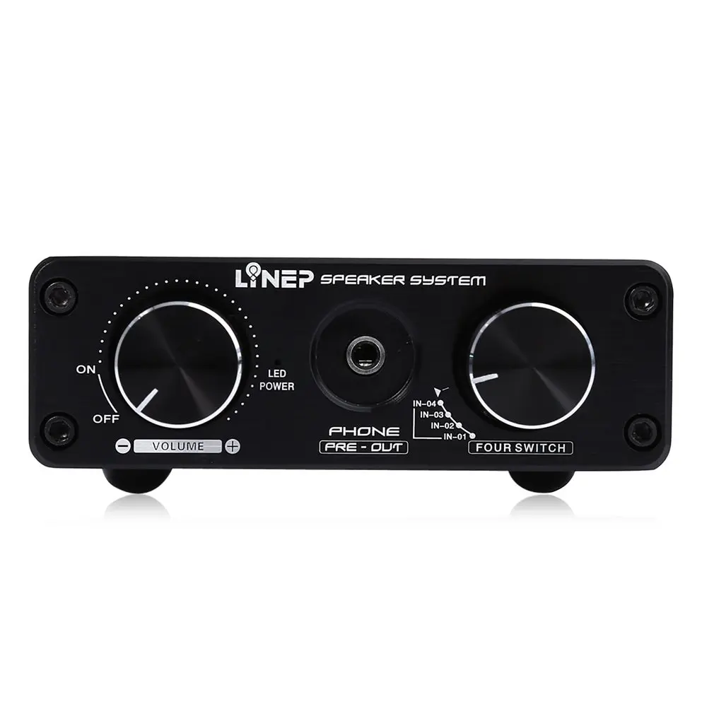 A926 Профессиональный четыре входа и два выхода аудио переключатель сигналов