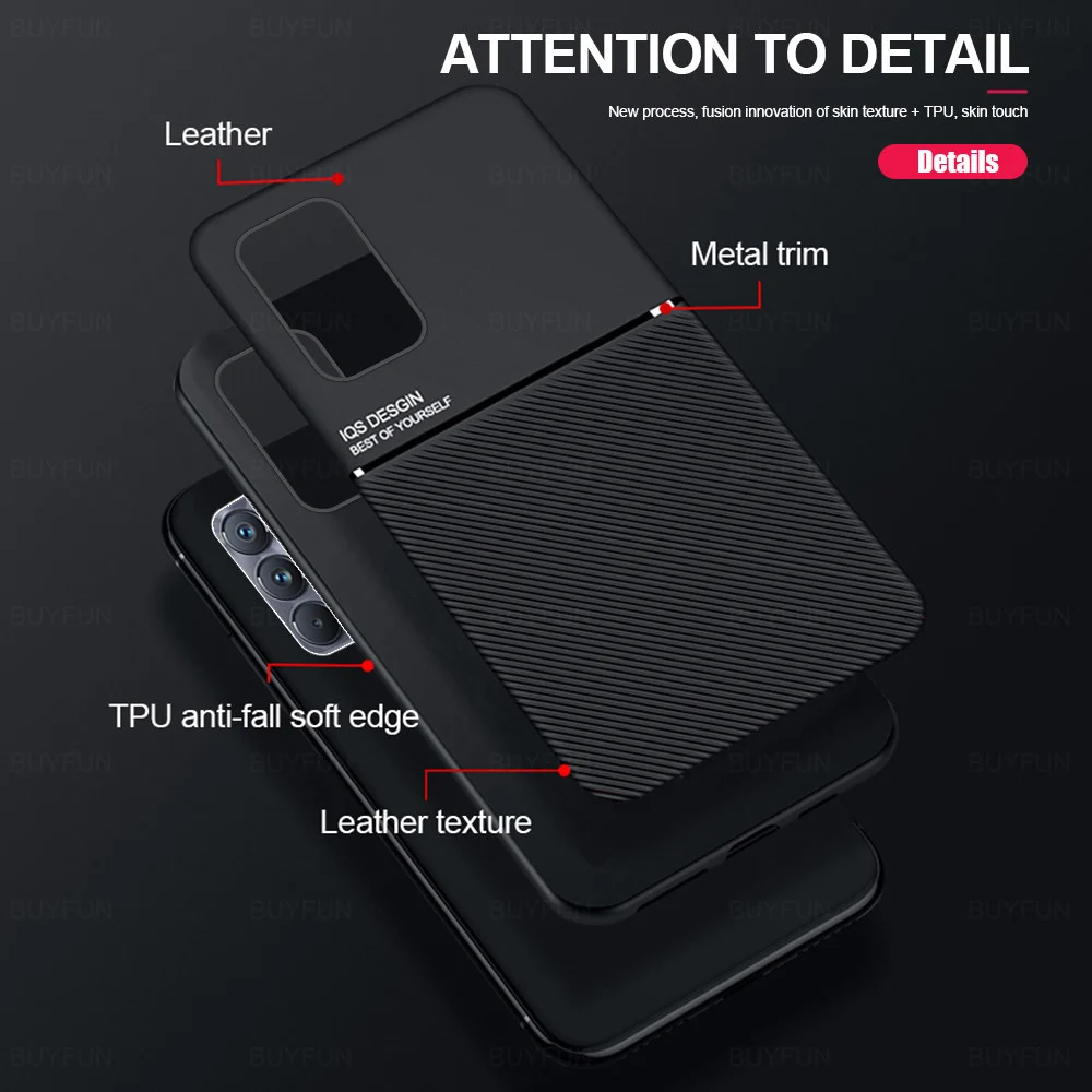 magnetic phone case for realme gt master 6 43 matte pu soft silicone frame cover for realme gt master edition car holder shell free global shipping