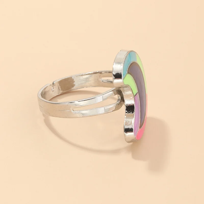 Кольцо с регулировкой температуры креативное цветное регулируемое кольцо