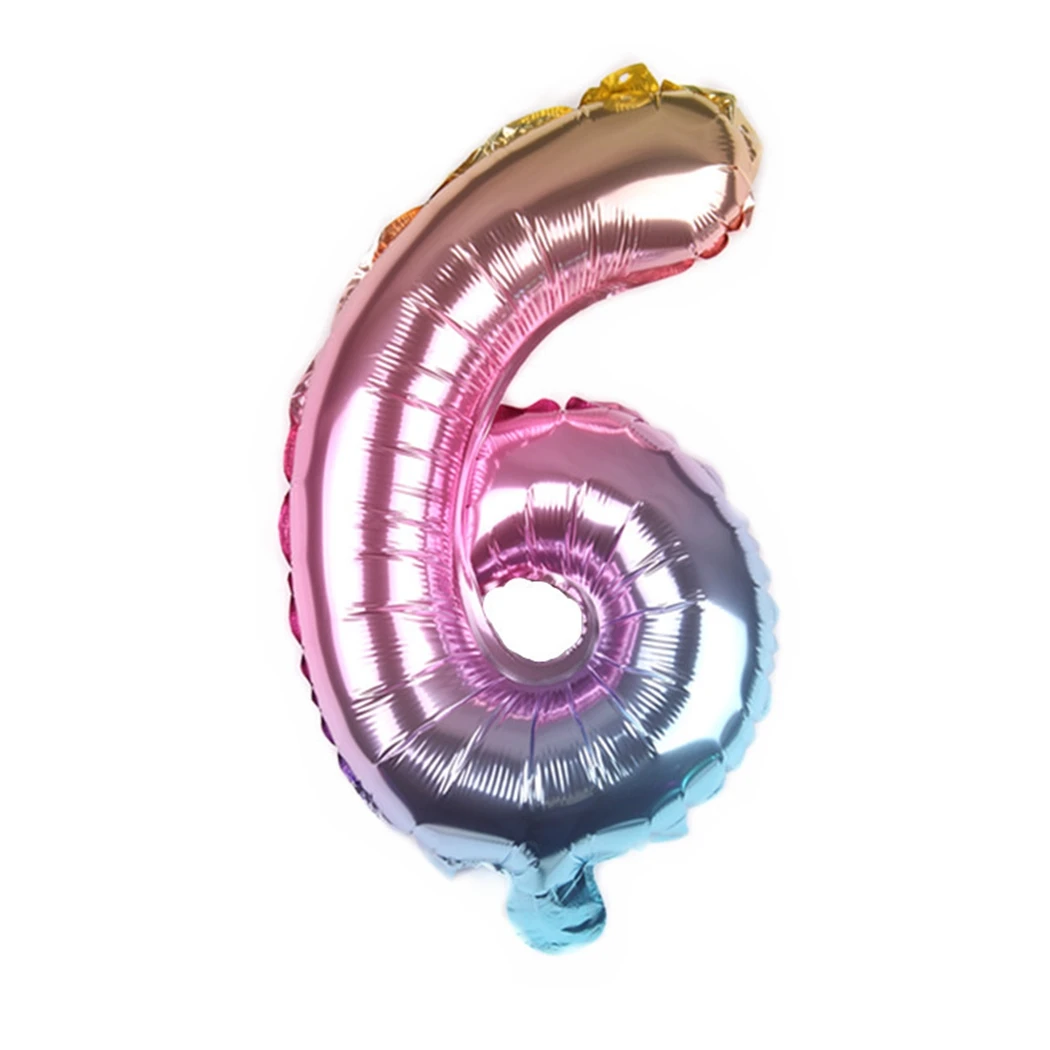 10 шт. вечерние воздушные шары на день рождения с креативными номерами