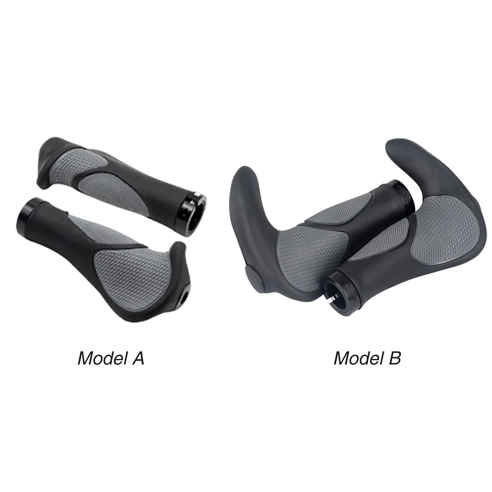 

Shockproof Bike Handlebar Grips 22.2mm Ergonomic Bicycle Grips Non-Slip Soft Rubber Handlebar Cover End for Mountain Bikes
