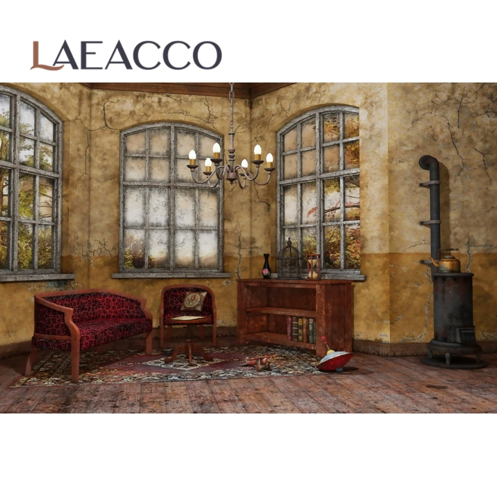 Laeacco фоны для фотосъемки с изображением старого пустынного сельского дома