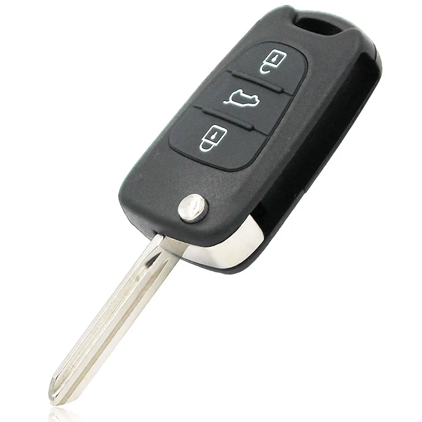 Сменный Чехол с 3 кнопками складной чехол брелок для дистанционного ключа Kia Forte