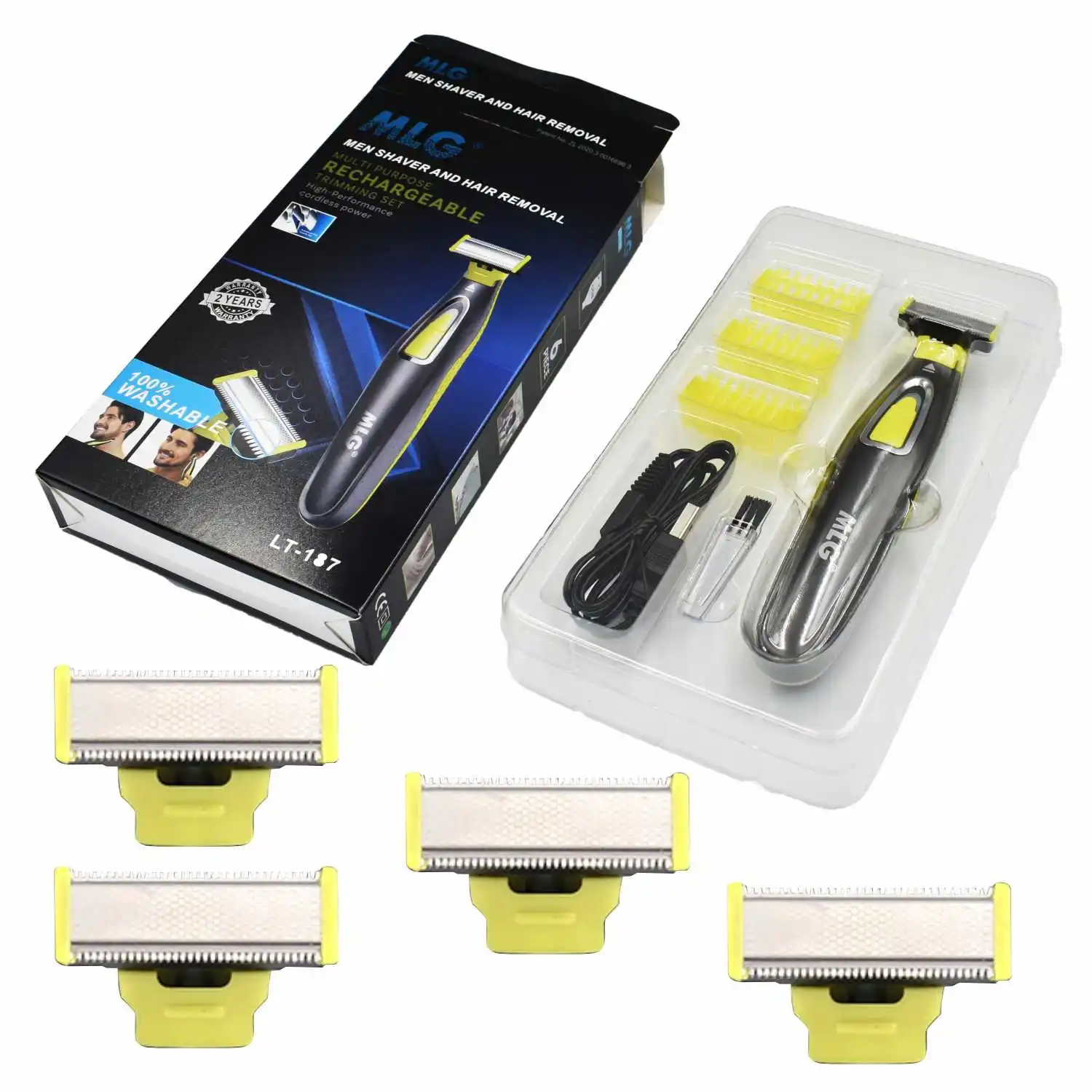 Бритва для бороды с одним лезвием бритва запасные части MLG электрическая |