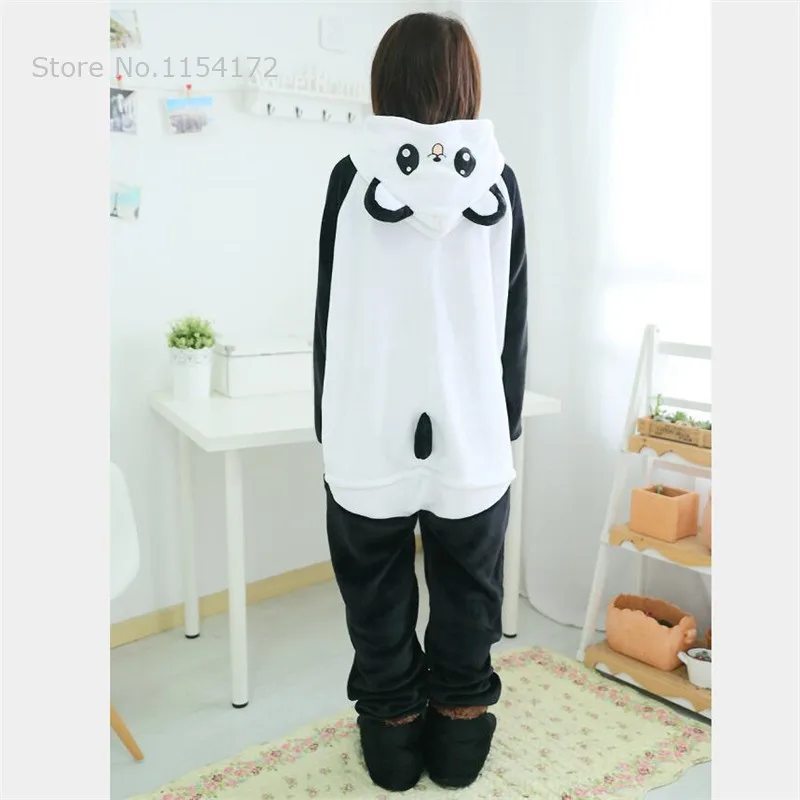 Кигуруми панда животные пижамы мультяшный костюм косплей взрослые комбинезоны