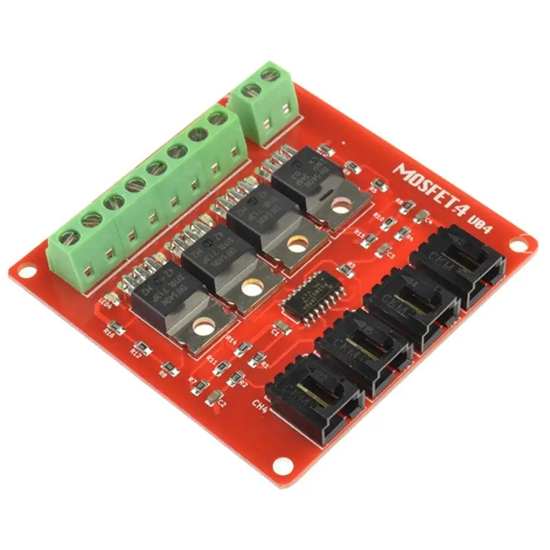 4-канальный 4 кнопки маршрута IRF540 модуль переключателя для Arduino совместимый |