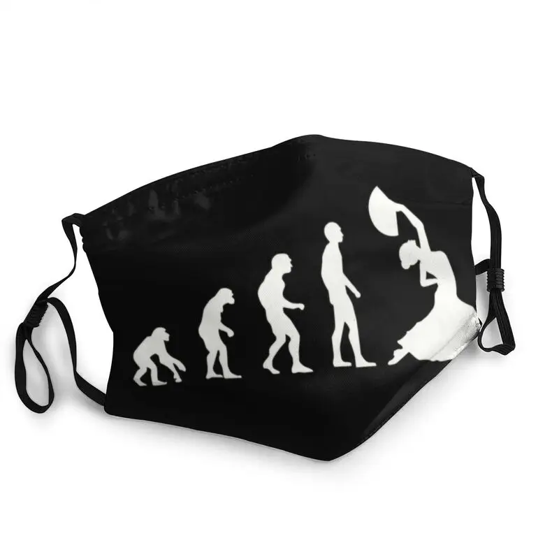 

Фламенко Evolution фламенко танцор дышащая маска для лица для испанских танцев Пылезащитная крышка респиратор Рот-муфельная печь