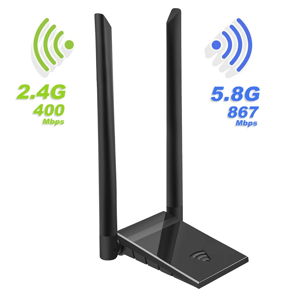 

USB 3,0 Wi-Fi адаптер 1300 Мбит/с, 2,4 ГГц, 5,8 ГГц