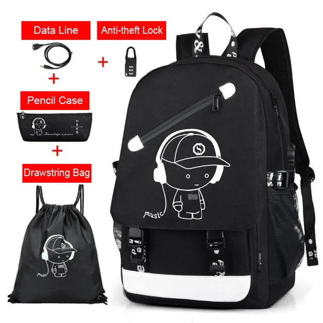 

Water Resistant Children School Bags for Boys Girls High School Backpack Schoolbag Set Bookbags New for Teenagers Kids Cartoon
