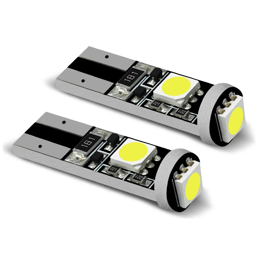 

2 шт., Автомобильные светодиодные ламсветильник для чтения T10 Canbus 12 В