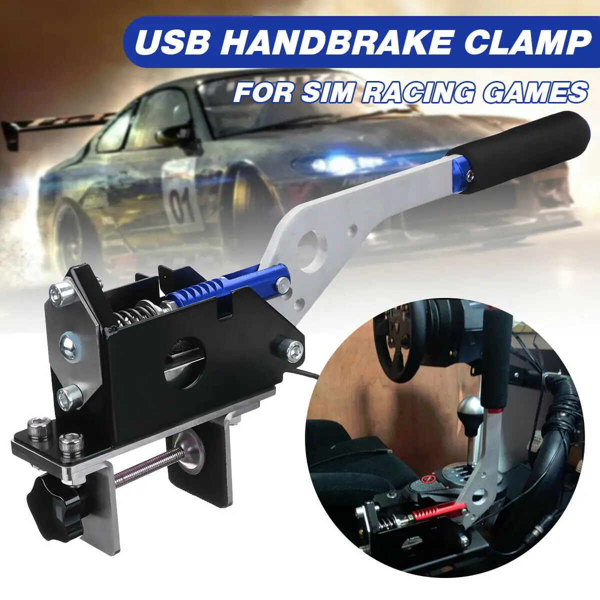 USB Windows ПК с ручным тормозом для гоночной игры G25 G27 G29 T500 T300 FANATECOSW AG3502|Ручной тормоз|