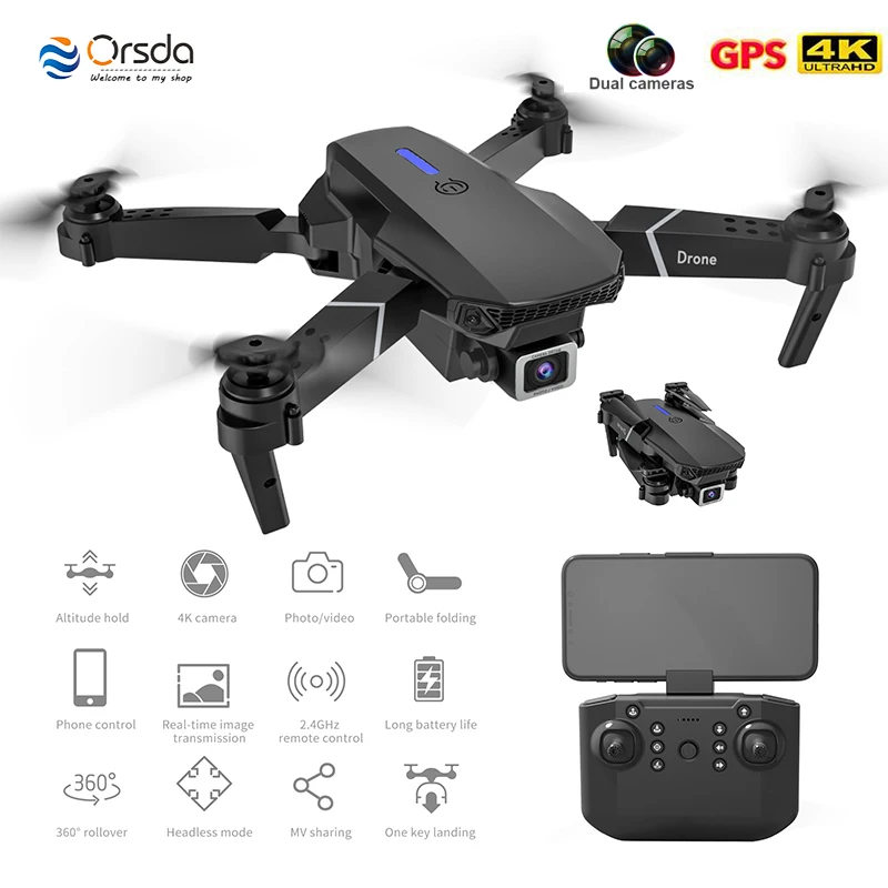 

Orsda L703 folding drone HD aerial photography remote control aircraft 4K dual camera quadcopter cross-border drone