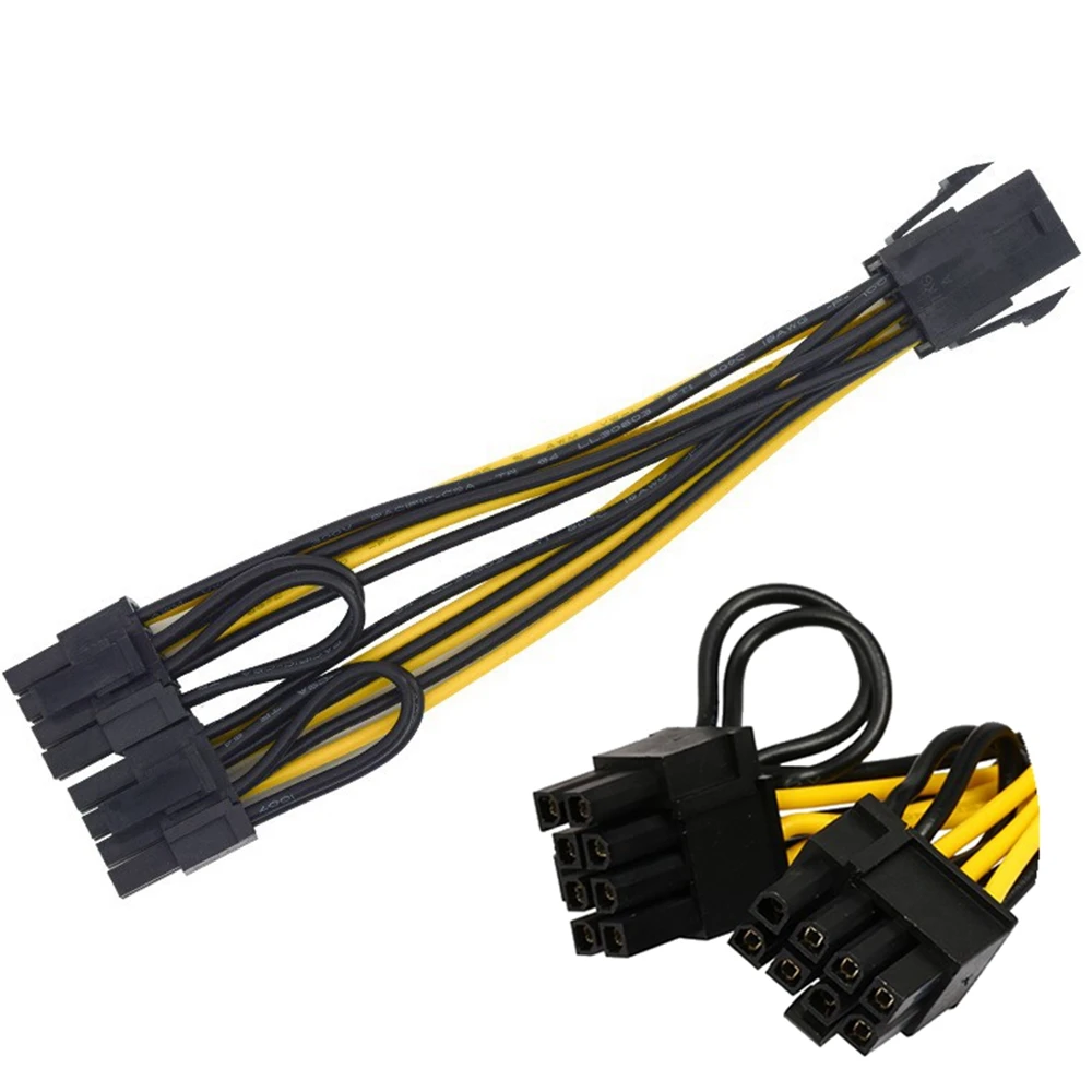 1 шт. Molex 6-контактный разъем PCI Express zu 2 x PCIe 8 (6 + 2) ШТЫРЬКОВАЯ графическая карта