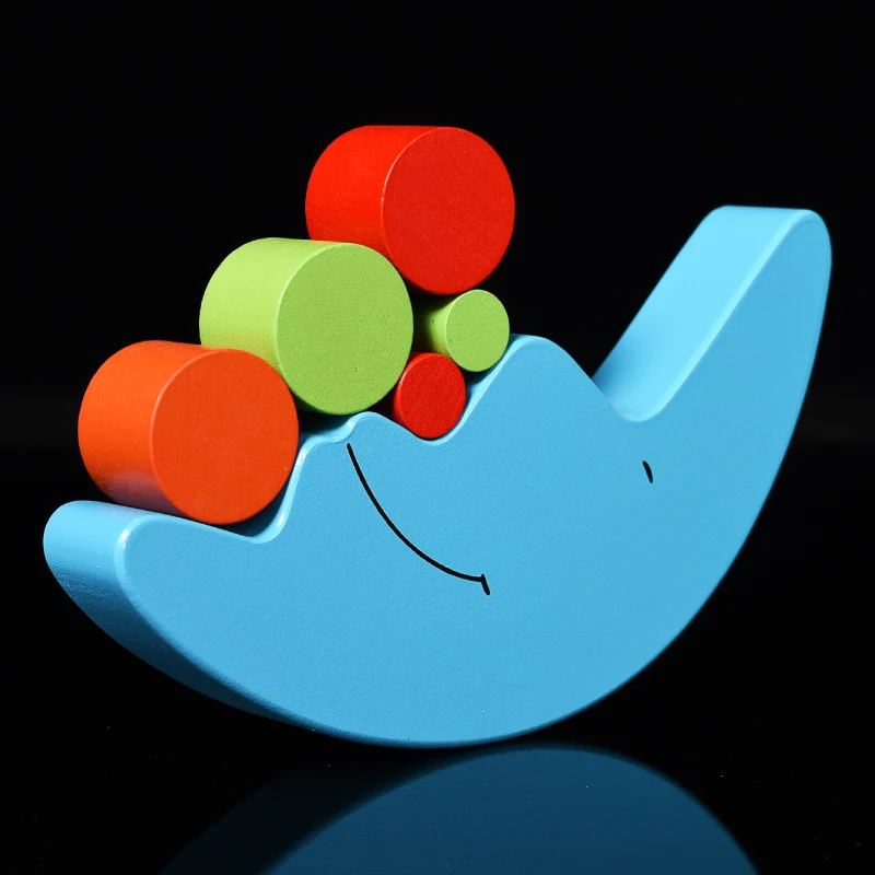 Луна балансировка Детский напольный игра Раннее Обучение пособие Монтессори