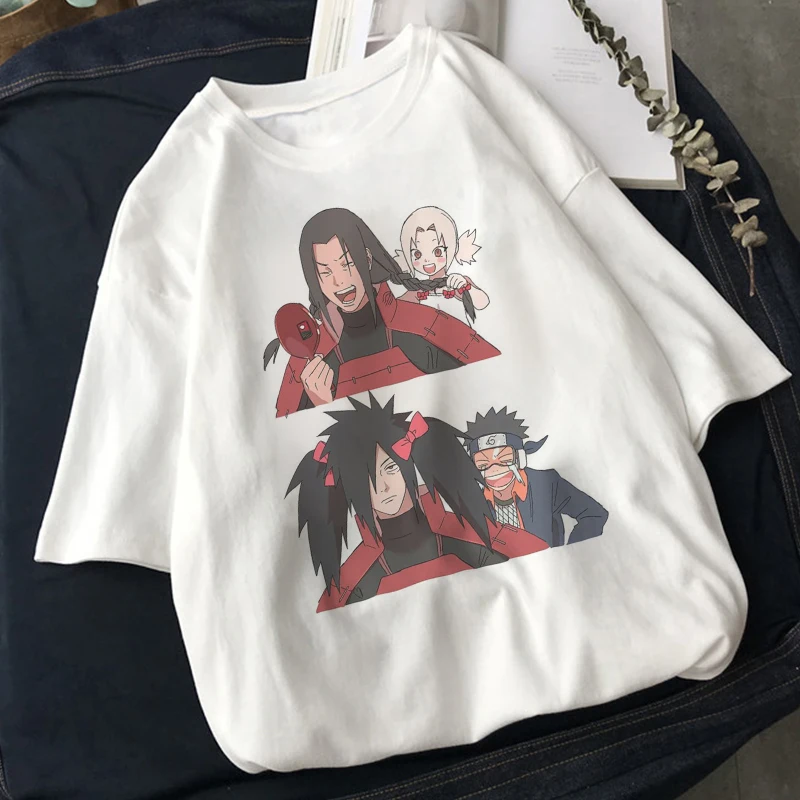 Y2k забавные женские футболки модные летние Kawaii Itachi женская одежда в стиле