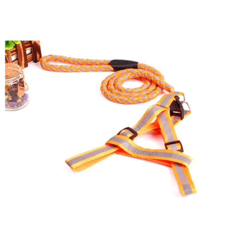 Новый Светоотражающие собаки ошейники для собак нейлоновый поводок мелких