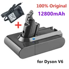 Оригинальный литий-ионный аккумулятор 21,6 в 12800 мА  ч для пылесоса Dyson V6 DC58 DC59 DC62 DC74 SV09 SV07 SV03 965874-02 L30