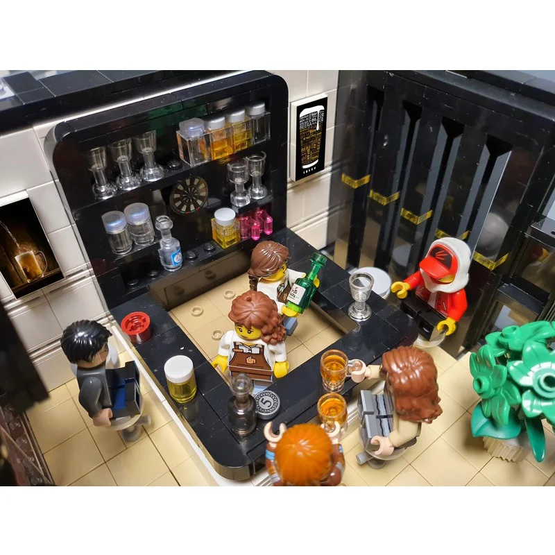 

Pub & restaurant Modular Building blocks 3622pcs Constructor Assembling block Compatible with 16042 mould king designer for boys