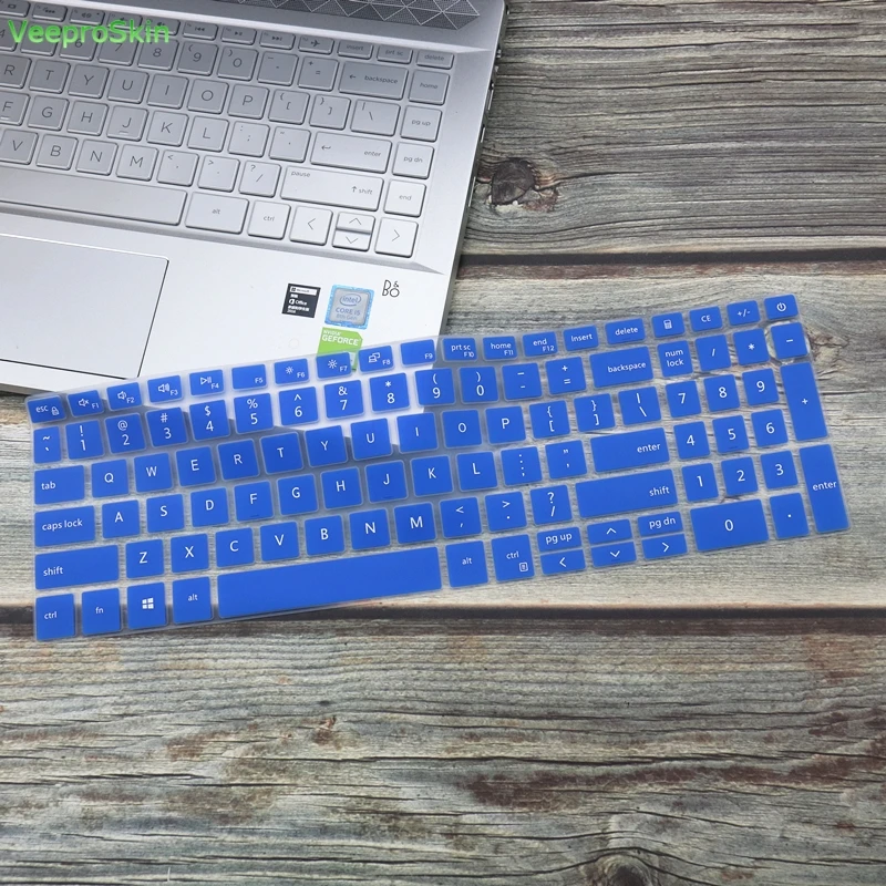 blue Для 15," Dell Inspiron 15 5000 fit15 5598 5590 5593 7000 7590 7591 5584 15 дюймовый ноутбук клавиатура защитная накладка для телефона - Цвет: blue