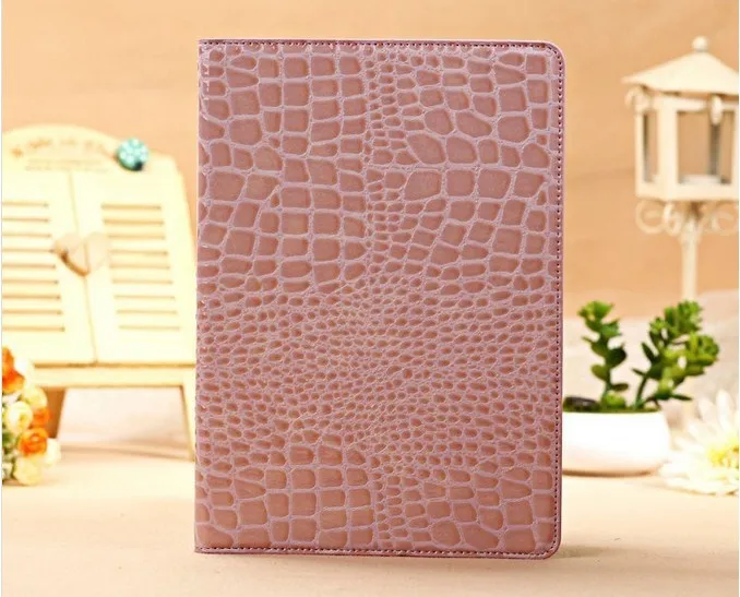 Высококачественный кожаный чехол для iPad Mini 1/2/3, смарт-чехол для Apple iPad mini, чехол Mini 2 mini 3 7,", тонкая Подставка под планшет под крокодиловую кожу - Цвет: pink