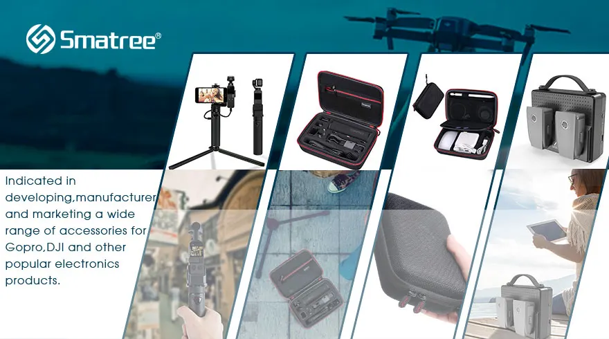 Smatree чехол для переноски для DJI Mavic Air Batteries, дорожная сумка для DJI Mavic Air Drone Fly More Combo