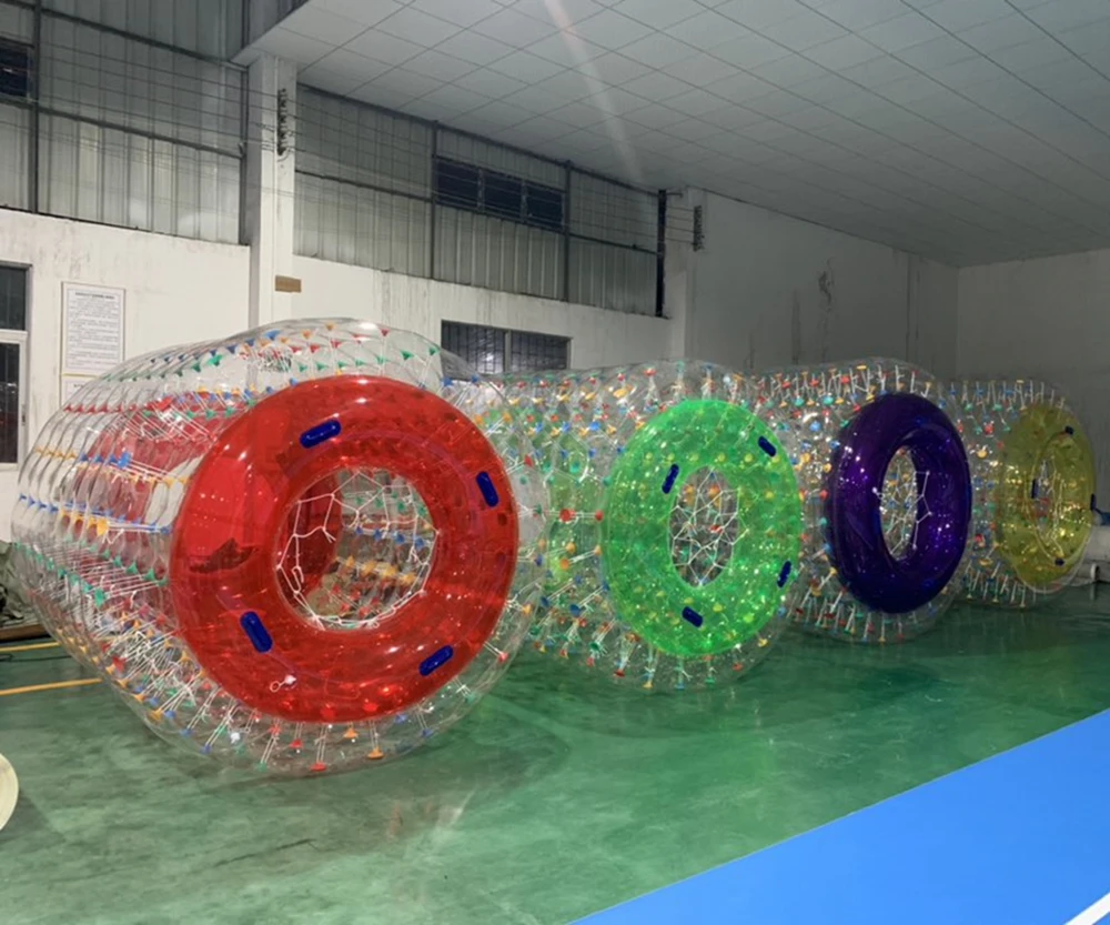 

Free Shipping 2 pieces Inflatable Zorb Water Ball Rollers, Water Walking Ball Toys For Sea