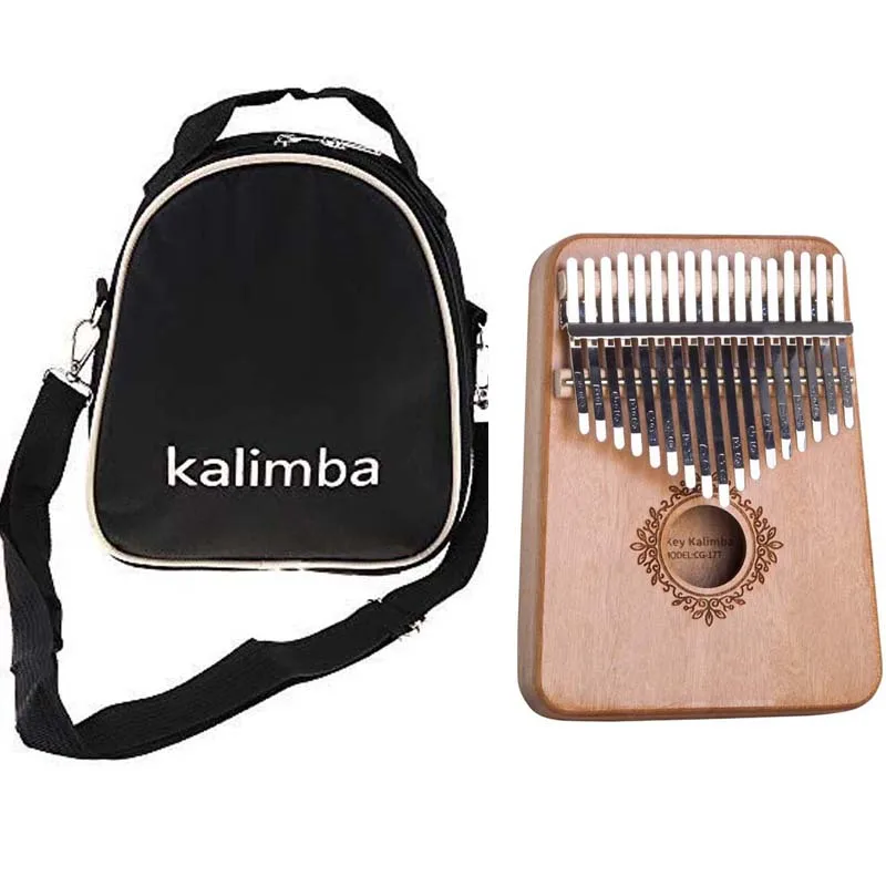 

17 клавиш Kalimba большой палец пианино высокое качество деревянный корпус Mbira Музыкальные инструменты Рождественский подарок с сумкой для Kalimba...