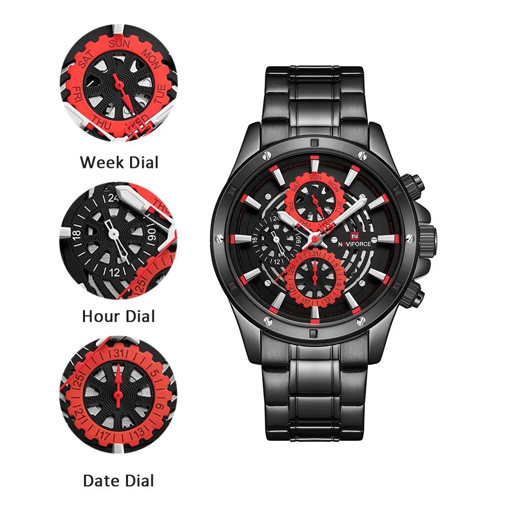 

Men Brand Quartz Watch Luminous Fashion Casual Outdoor Sports Male Waterproof Wristwatch Relogio Masculino with Gift Box