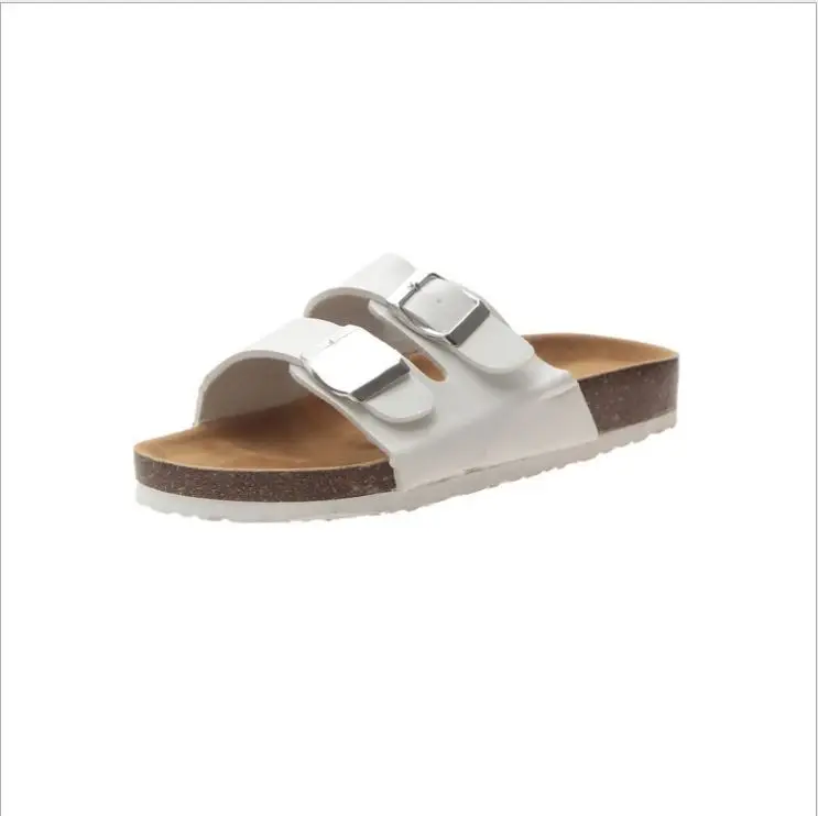 

2021 Summer New Fashion Hot Sale Versatile Cork Trend Antiskid Beach Shoes Km038