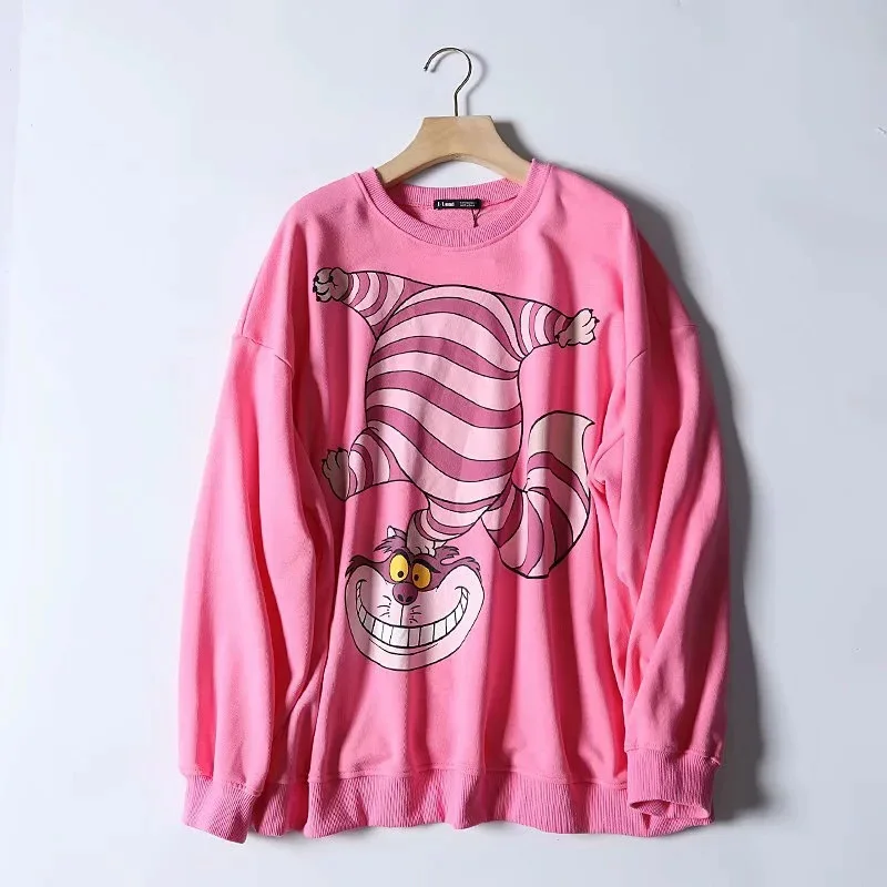 QQ0420 Sweatshirt Осень-зима, футболка с капюшоном, джемпер, пальто с изображением короля льва, топ с капюшоном, женская одежда, свитер, пуловер, уличная одежда с героями мультфильмов - Цвет: QQ0420 Sweatshirt