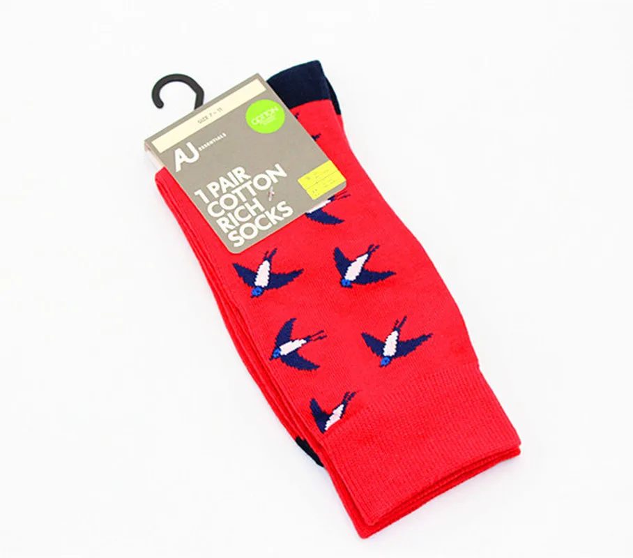 Новинка носки с изображением животных растений гигантская панда тигр ласточка