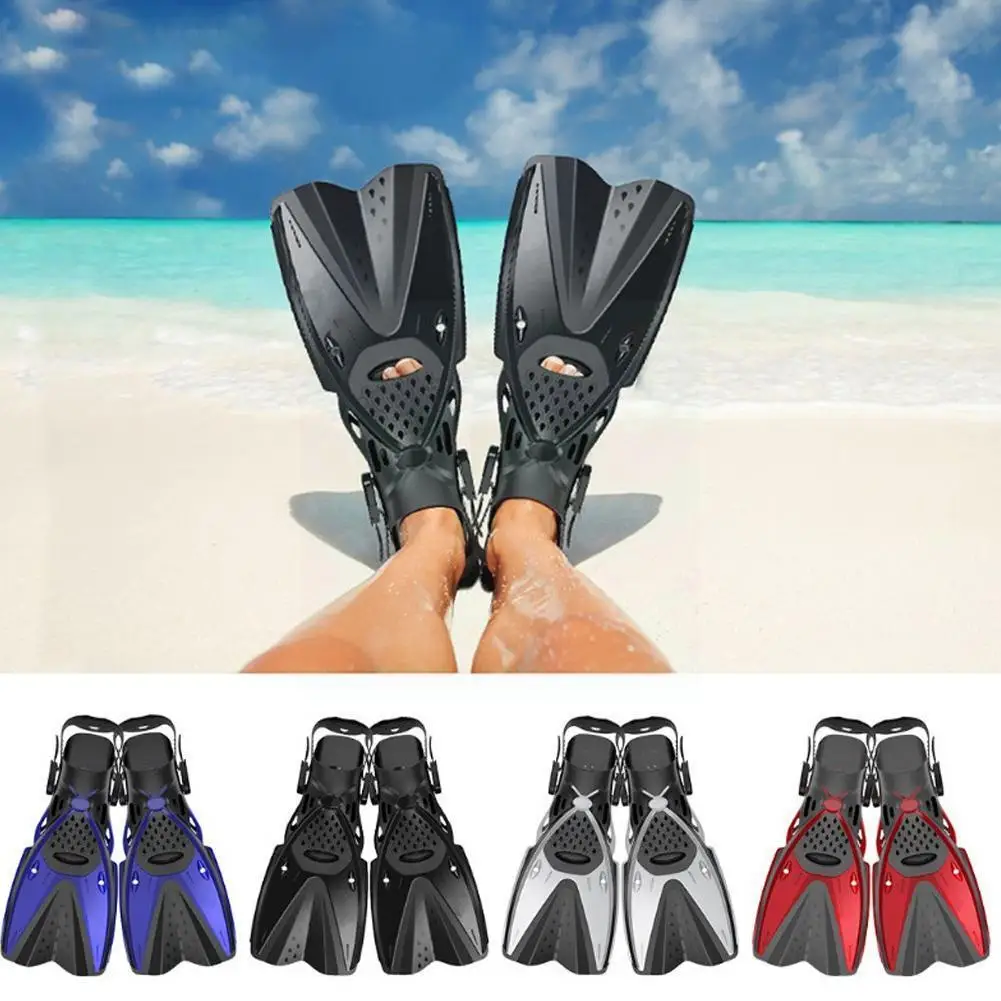 

Professional Swimming Diving Fins Scuba Adjustable Water Flippers Diving Fins Snorkeling Kids Adult Supplies Swimming Sport U8b3
