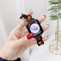 straps for apple watch band 38mm 40mm correa iwatch 44mm 42mm transparent resin watchband bracelet apple watch serie 7 6 5 4 3se