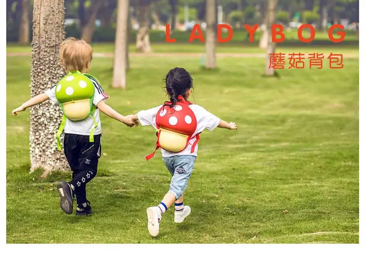 3D милый Mochila Marshroom рюкзак для девочек и мальчиков Kawaii детские сумки для путешествий на открытом воздухе детская сумка на подарок водонепроницаемый высокое качество от 3 до 8 лет