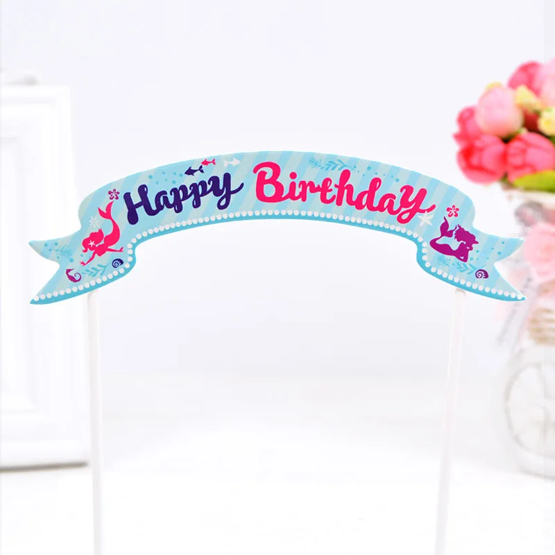 Вечерние украшения для торта флаги вилки сделай сам детского душа детей дня