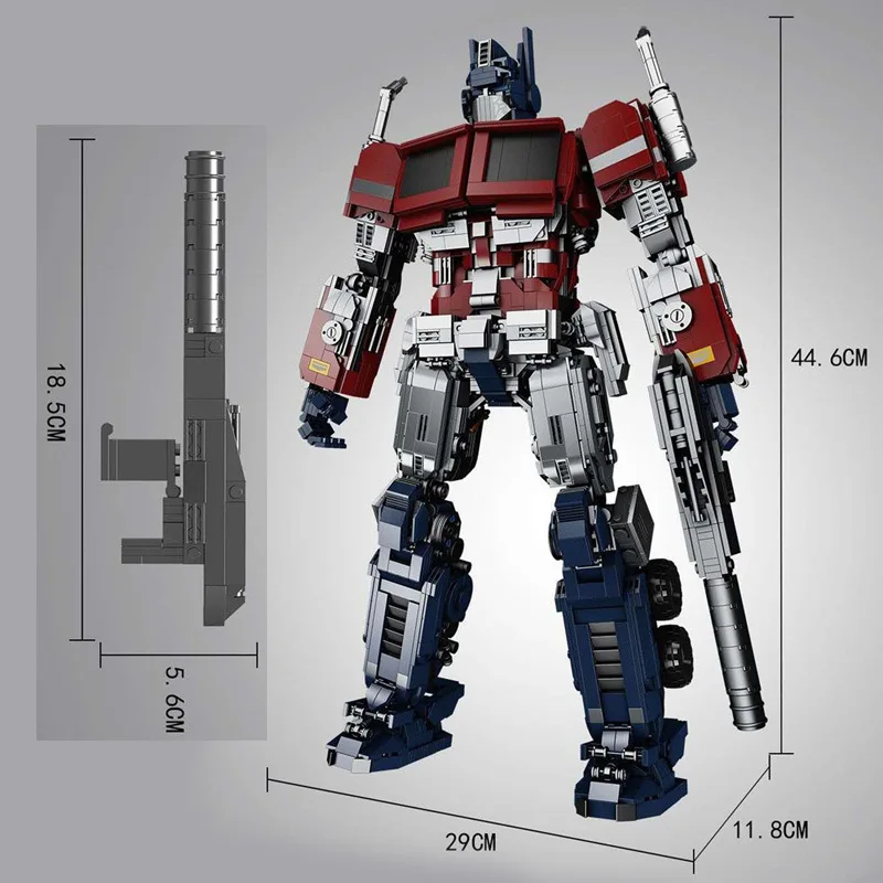 Высокотехнологичный Новый 3500 шт. супер робот-трансформер Optimus деформация главные