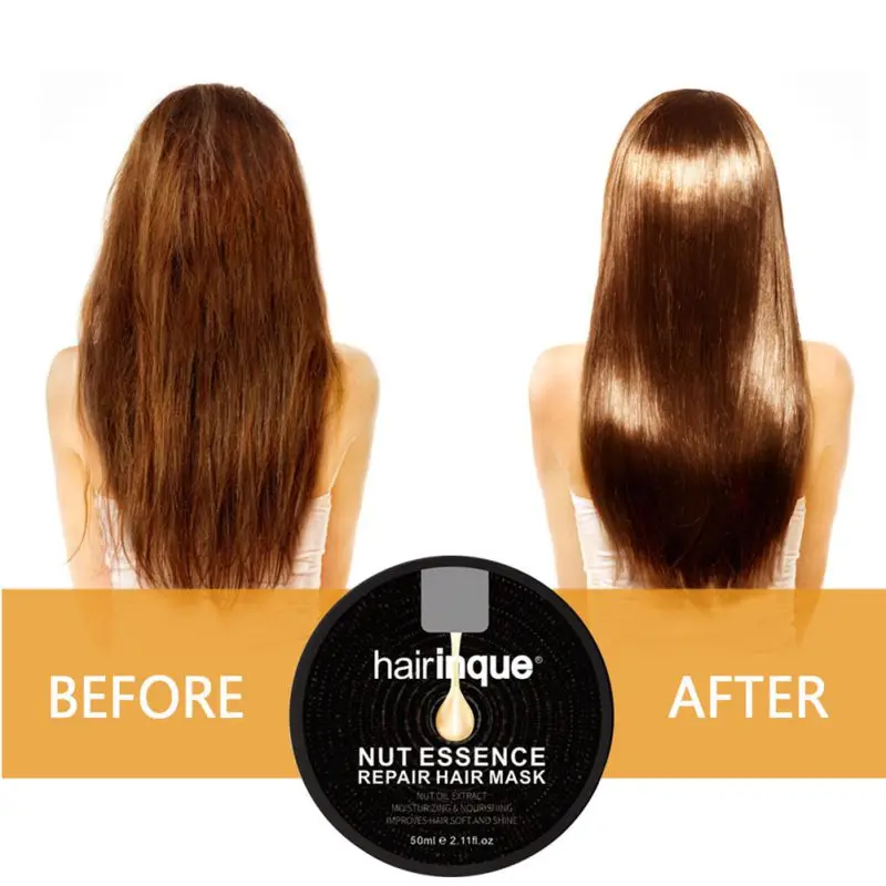 Рекомендуемая маска для восстановления волос с эссенцией ореха 60 мл и
