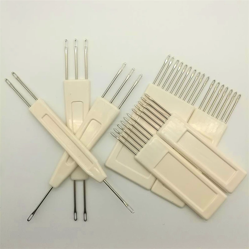 7 шт. инструмент передачи Стандартный Калибр иглы для шерсти пряжи брат вязальная