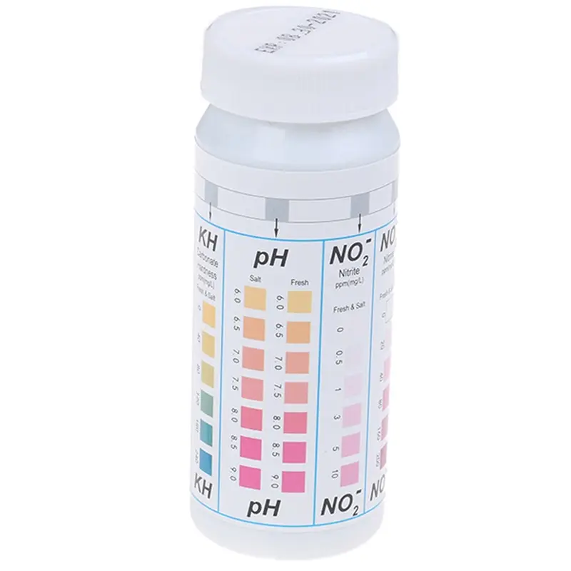 

50 Strips 5 in 1 Swimming Pool Spa Water Test Strips Nitrate Nitrite PH Hardness