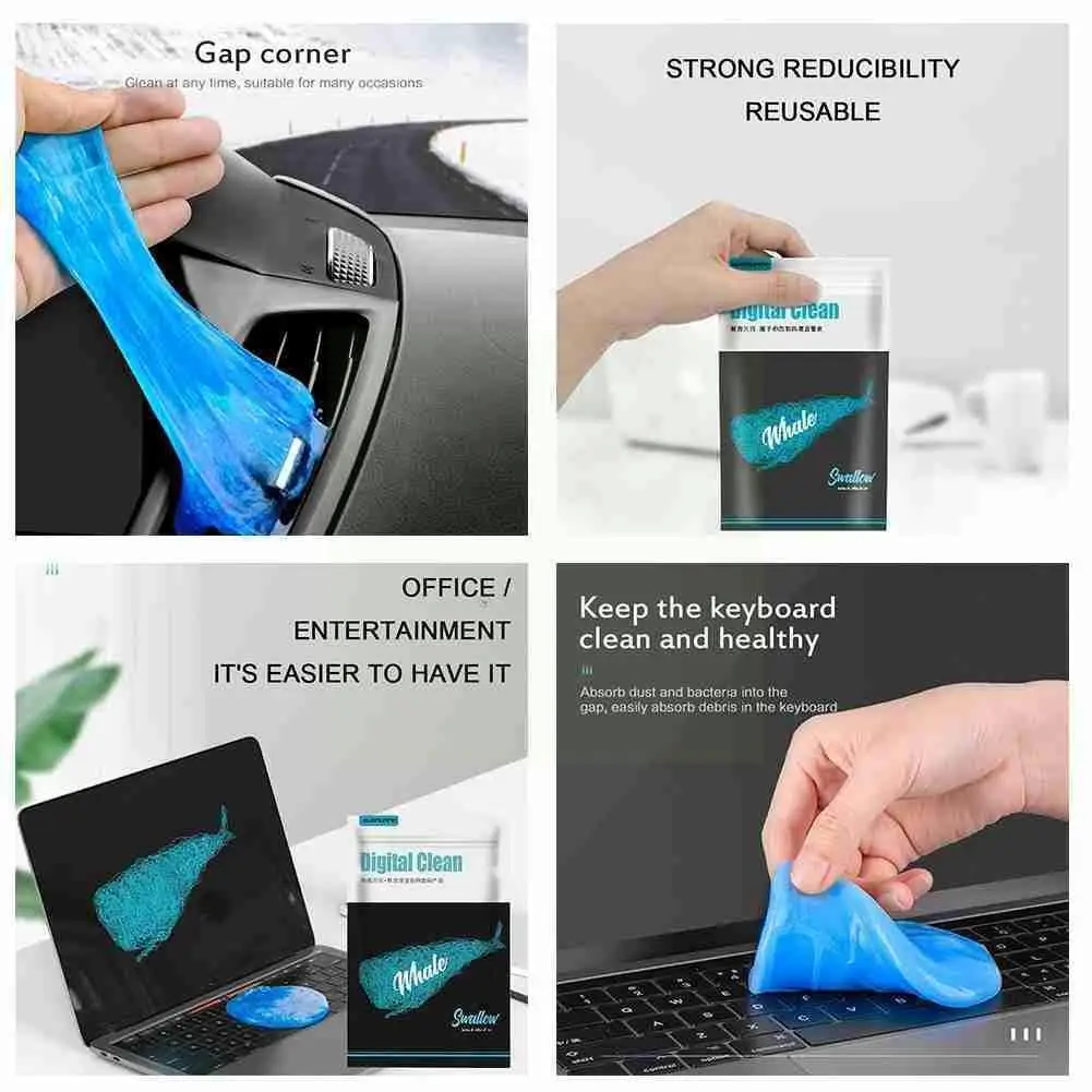 

Mechanical Keyboard Cleaner Gel Eraser Car Air Vent Non Remover Tools Wash Dust Gel Cleaning Pc Magic Accessories Stick Lap N6x0