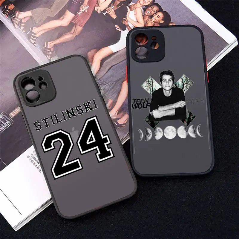 

Teen Wolf Stilinski 24 Phone Case For iPhone 12 11 Mini Pro XR XS Max 7 8 Plus X Matte transparent cover