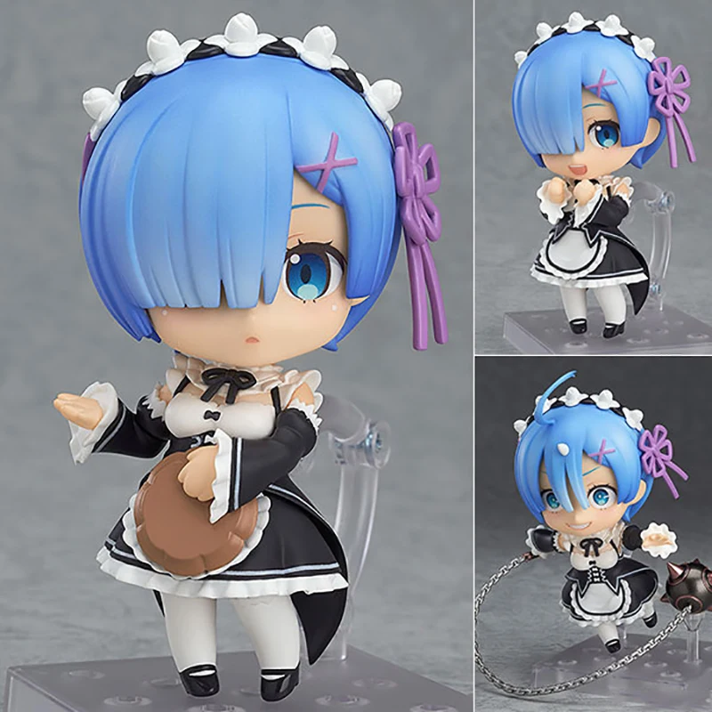 

663 Rem Anime Figure Action Toys Transformer Re Life World Zero 751 Emilia PVC Dolls Movable Figurine with Accessories Models