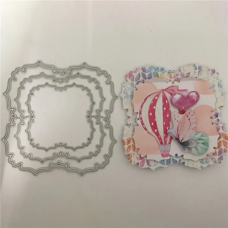 Eastshape Nested Цветочная рамка металлические пресс-формы для сделай сам Скрапбукинг