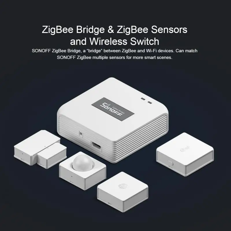 Датчик температуры и влажности SONOFF SNZB-01 02 03 04 ZigBee в режиме реального времени
