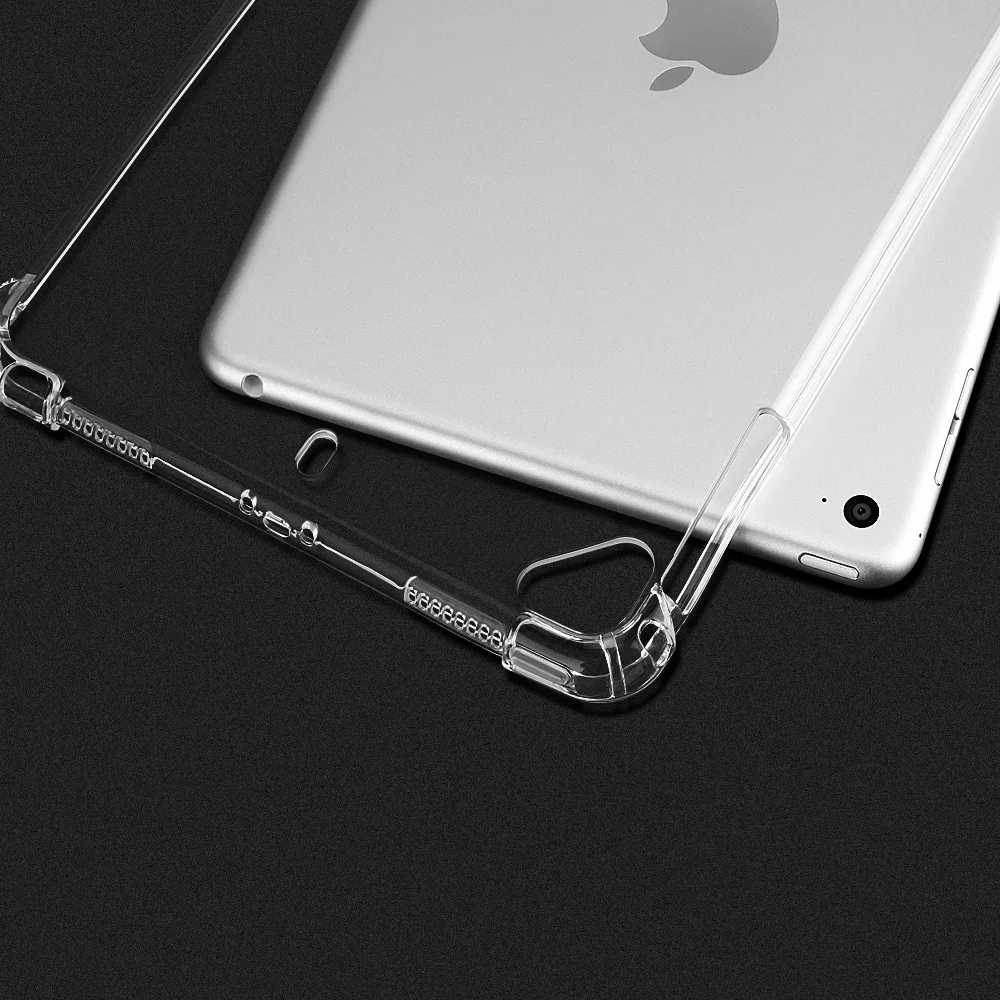 Чехол Essidi из мягкого ТПУ с полным покрытием для ipad Air 1 2 прозрачный защитный чехол