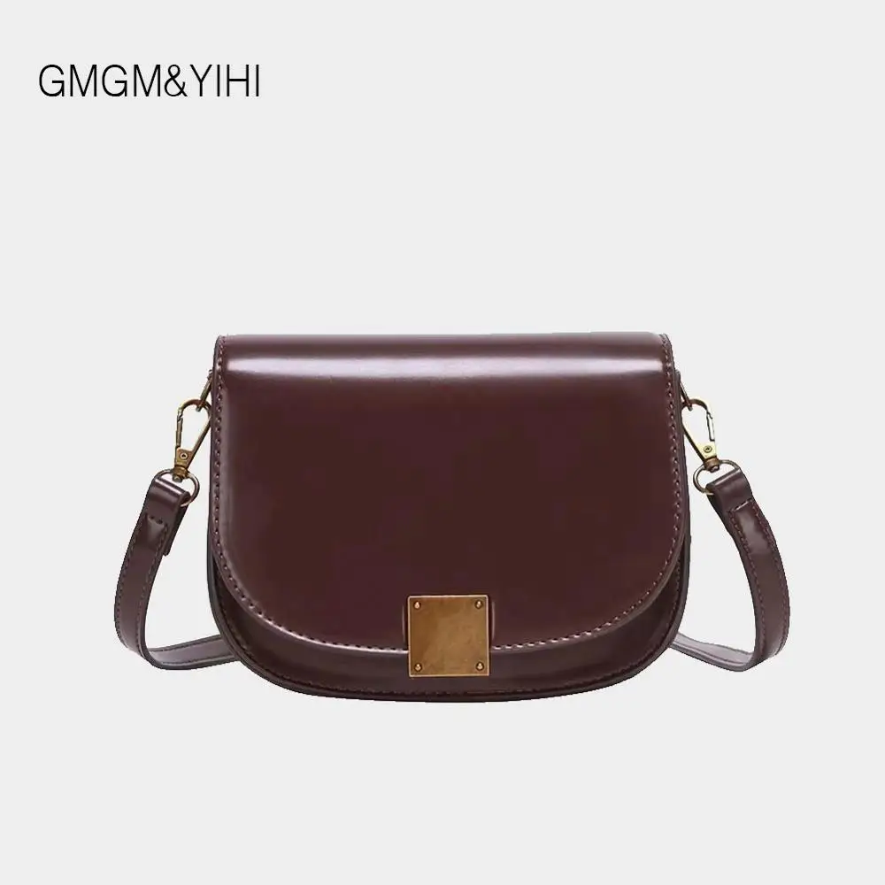 GMGM & YIHI Женская гладкая кожаная седельная сумка в виде животного дамская модная