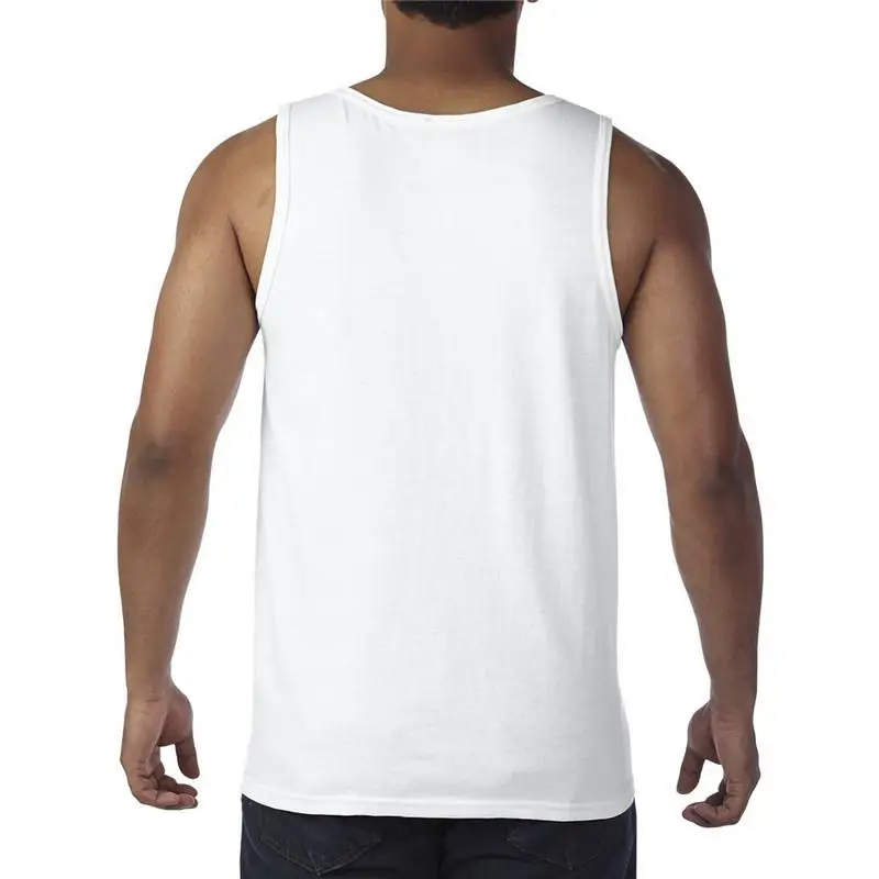 

2020 fashion 100% Katoen Heren Mouwloze Tank Top Effen Spier Vest Hemdjes O-hals Gymclothing Tees Whorl Tops