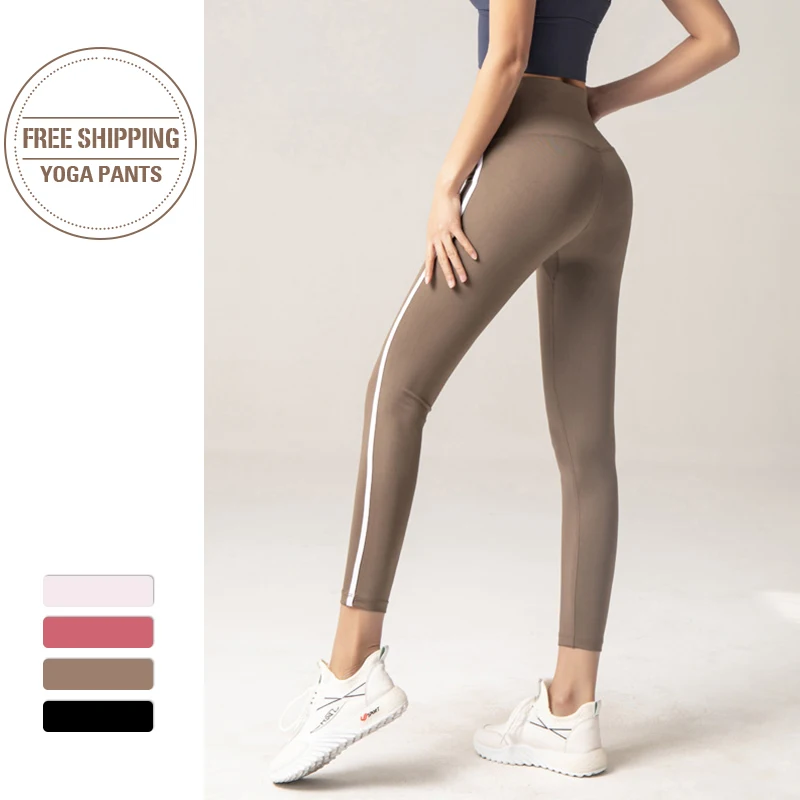 Высокая талия леггинсы брюки для йоги пуш ап Фитнес облегающие тренировок