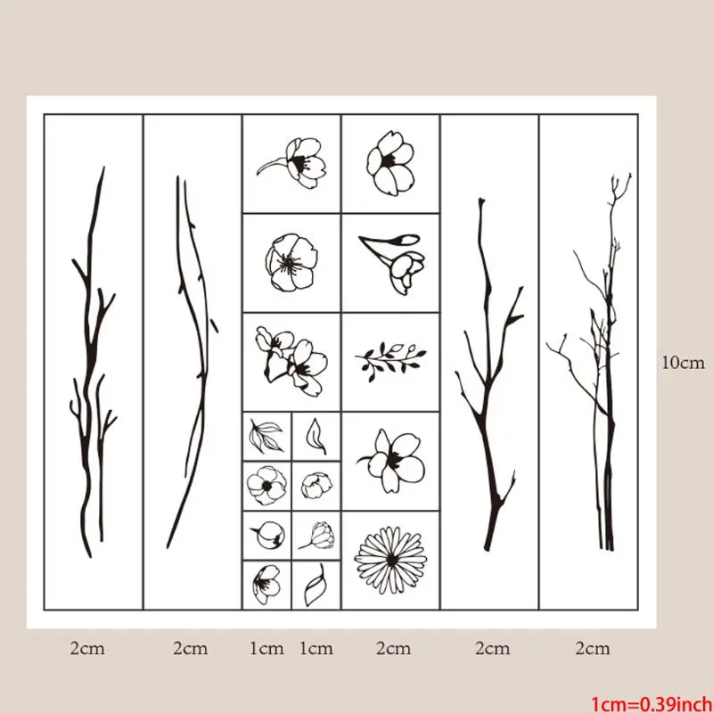 

Vintage grass plants stamp DIY wooden rubber stamps for scrapbooking stationery scrapbooking standard stamp