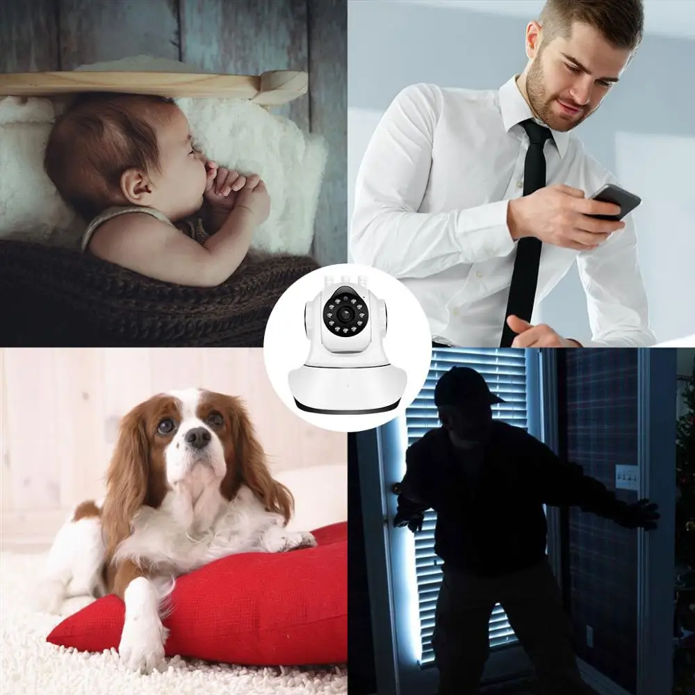 

1080P IP Home Camera WIFI Wireless Home Security Camera Surveillance Camera Night Vision CCTV Motion Detection for Home /Office